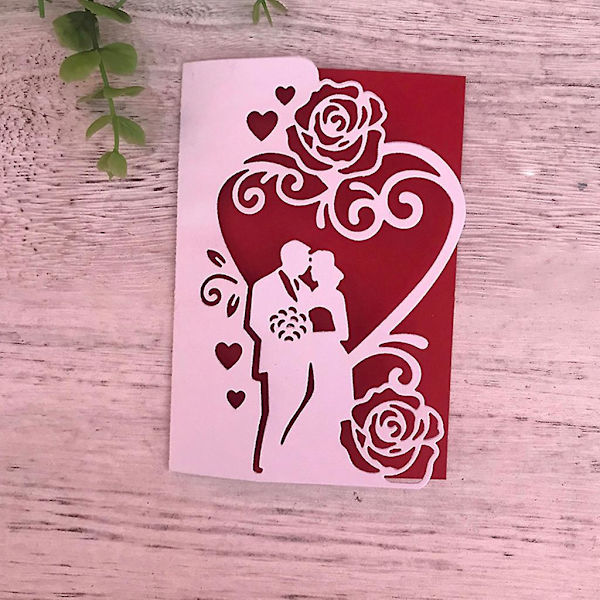 Metallstansar Bröllopsinbjudan Diy Scrapbooking Dekorativ Prägling Papper