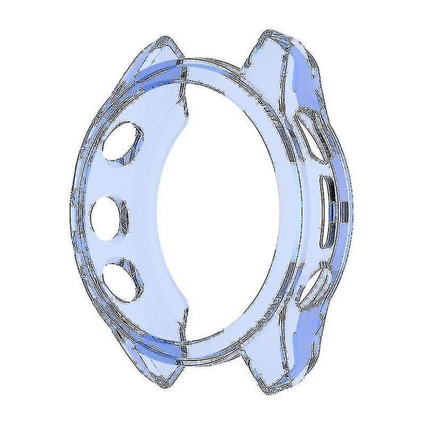 Til Garmin Fenix ​​7x stødsikker anti-ridse fuld dækning Tpu Shell Bumper Case-farveblå