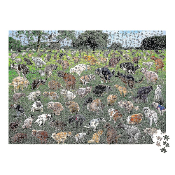 1000 Palan Puzzle, 101 Kakkaava Koiranpentua Puzzle, Koirat Kakkaavat Puzzle, Hauska Loma Joulu