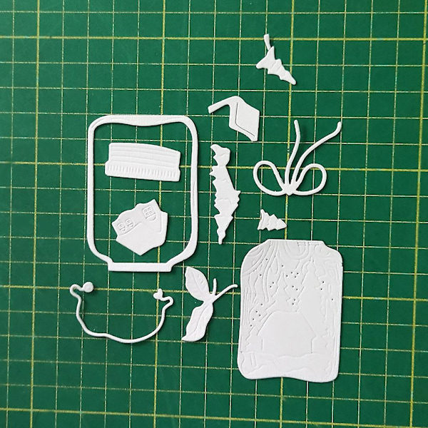 Skabelon Skabelon Form Håndværk Diy Bogmærker Scrapbooking Kort Dekor Dies