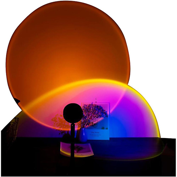 Peach Light Projektion LED-lys, Internet Celebrity Atmosfære Lampe Baggrundslys