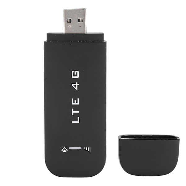 Sort 4G trådløst netværkskort med 32 GB hukommelseskortslot, USB 2.0 til højhastigheds 100 Mbps internetforbindelse