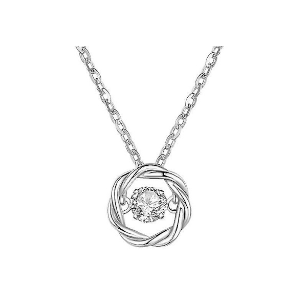 Dame Halskæde Kæde Choker Vedhæng Smykker Piger Gave Ring S925 Sterling Sølv Eksklusiv Mode rose gold