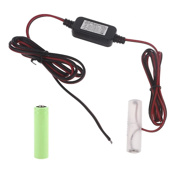 2-stifts strömkonverter DC Buck Boost batteriborttagare ersätt 2 st 1,5 V AA