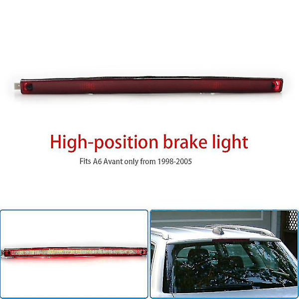 Auton korkea asennettu jarruvalo Signaalilamppu Kokoonpano Kolmas jarruvalo 4b9945097a A6 Avant 1998-2005
