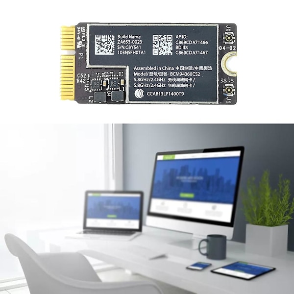 Bcm94360cs2 Bluetooth-kompatibel 4.0 Wifi Airport-kort til Book Air A1466 A1465