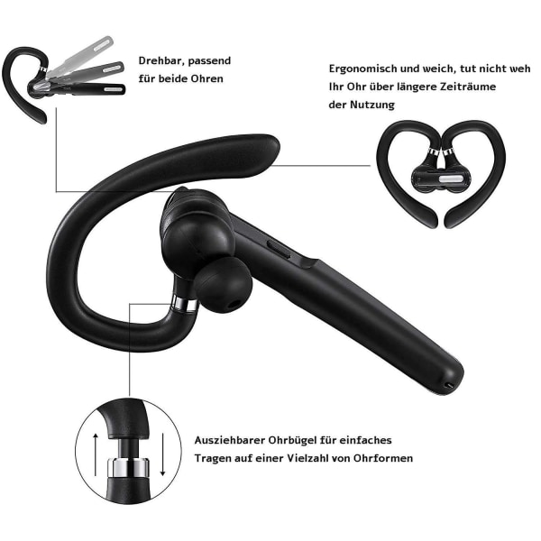 Bluetooth headset, trådlös Bluetooth hörlurshögtalare