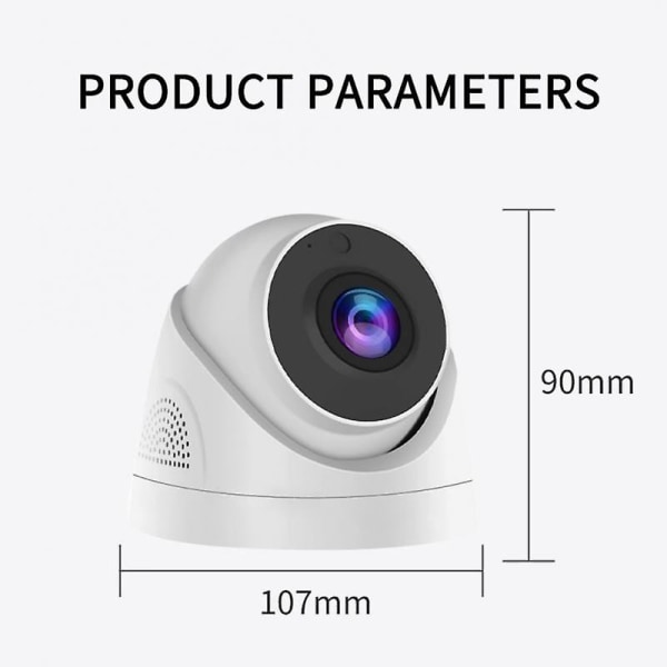 Wifi Säkerhet Utomhus Vattentät EU/US Auto Tracking Ljudövervakning 1080p 360 Ip Kameror