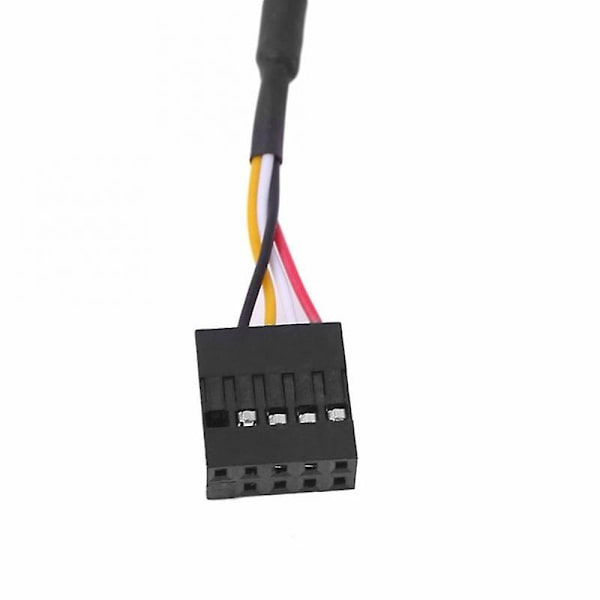 Ny 9-polet USB-header han 1 til 2 hun forlænger splitter kabel 9p konnektor adapter,