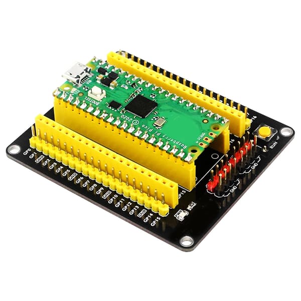 Gpio-expander för Raspberry Pi Pico-kort, han- och honhuvudstift