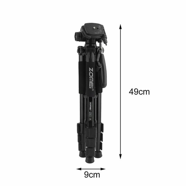 Zomei Q111 Professionel Aluminium Stativ Panhead Til Canon Nikon Dslr Kamera