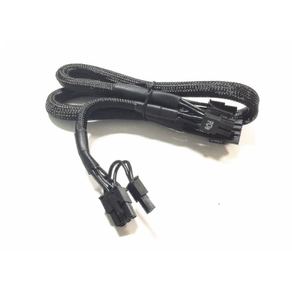 PCI-e 8-pins til dobbel 6+2-pins modulær strømforsyning GPU-kabel for Corsair RM1000x