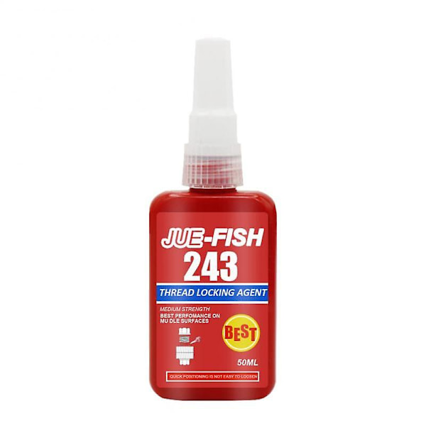 50ml Loctite 243 Skruelim 243 Anaerob Lim Anti-løs Anti-skli Tetting Tråd