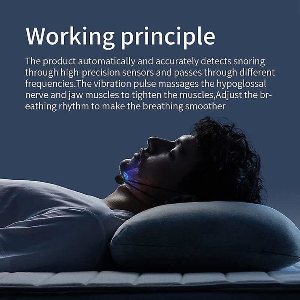 Smart Ems Anti Snoring Enhed, Anti Snoring Enheder Hage Rem, Snorken Løsninger, Elektrisk Anti Snoring Enhed