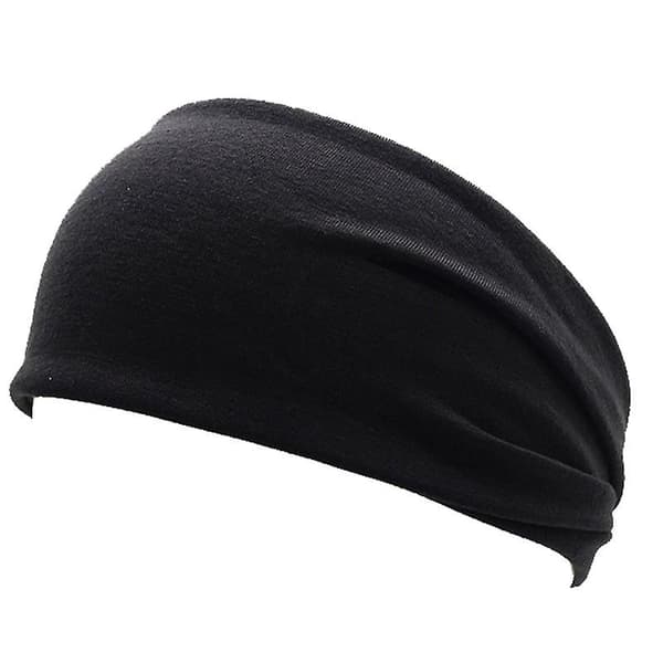 Hvit 2pk Elastisk Bandana Japansk Hodebånd - Kvinners Lange Hår Hode Dread Wrap