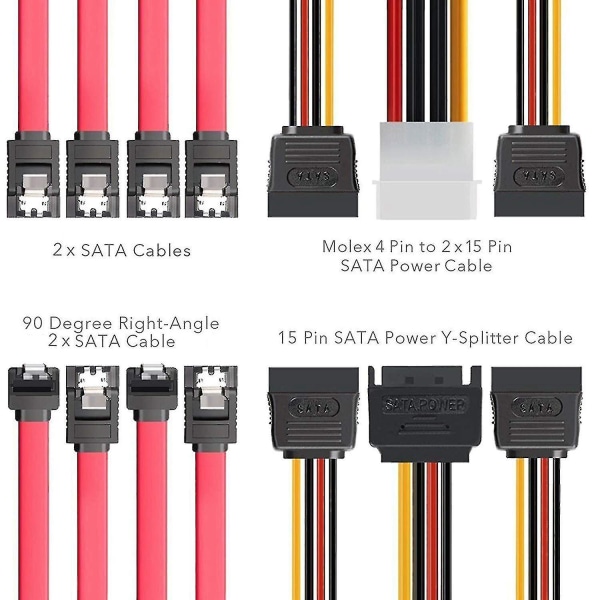 15 cm power 18awg Wire Atx 24-stifts till 14-stifts adapterkabel