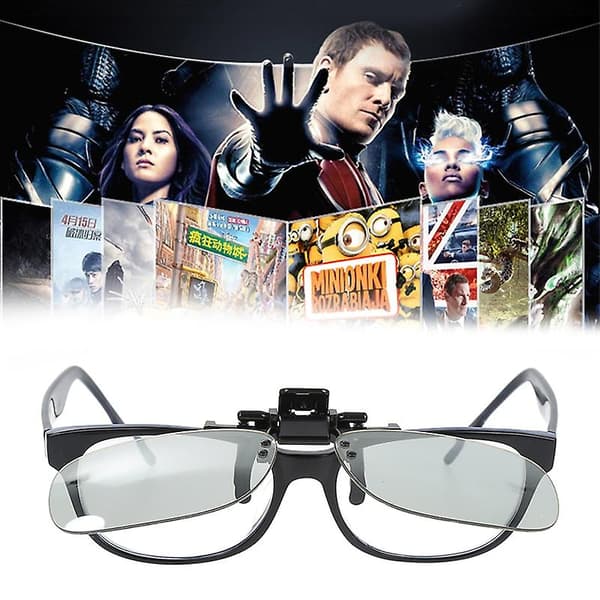 Helt Nye Og Høj Kvalitet 1x Sort Ramme Rød Blå Universal 3d Briller Til Dimensionel