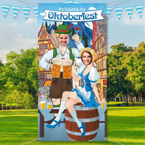 Oktoberfest Party Roliga Dekorationer, Oktoberfest Fotorekvisita