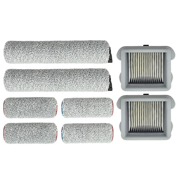 For U10 trådløs gulvskrubber støvsuger tilbehør Tung avtakbar børste Vaskbare filterdeler