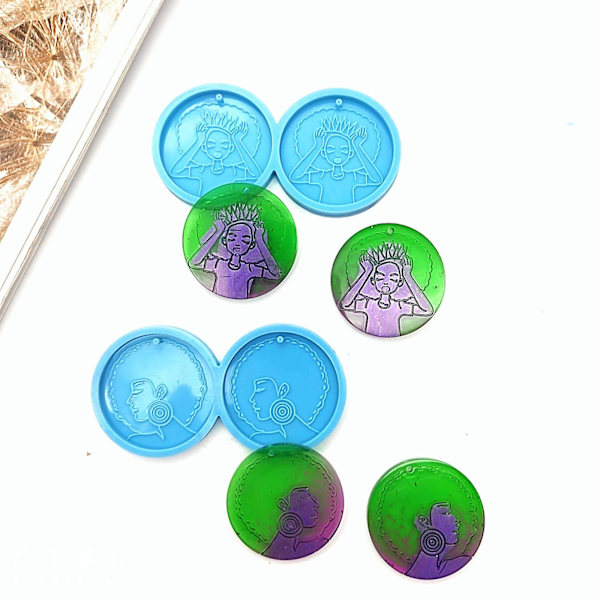 Resin Smykkeforme Silikoneforme Til Epoxy Resin Diy Øreringe Fremstilling Tilbehør