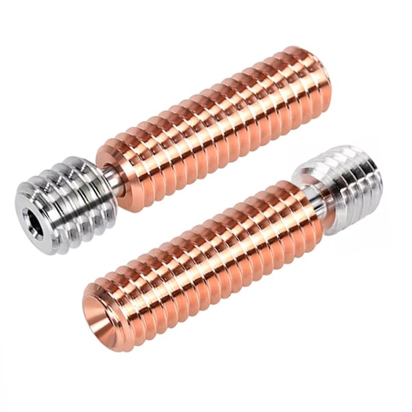 3D-skrivare All-metall Heat Break Bi-metall för Titanlegering + Krom Zirkonium Co