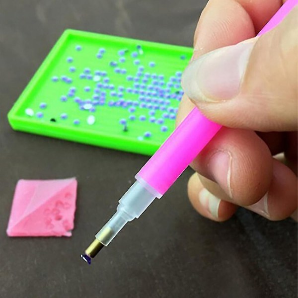 15 stk Dotting Diamonds Point Pen Boring Mudder Nail Art Diamantbroderiværktøj
