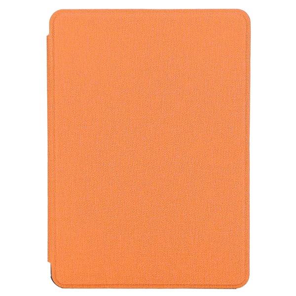Orange Lättvikt Tyg Mönster Konstläder Skyddande Fodral för Kindle 658 2019