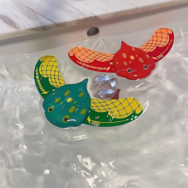 2 kpl Mini Devilfish Underwater Glider Vesikäyttöinen uima-allas Kylpyvesilelut Lahjat