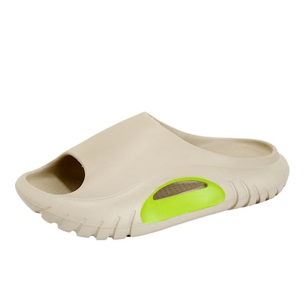 Kokosnötsandaler med en bajsliknande känsla, herrars mjuka sula, tjock sula, rak dragning, sommar utomhus white 40-41
