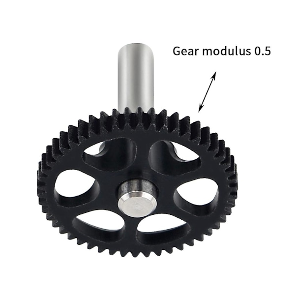 0.5modulus 50 hammasta suuri hammaspyörä Sherpa Voron 3d -tulostimen syöttölaitteeseen