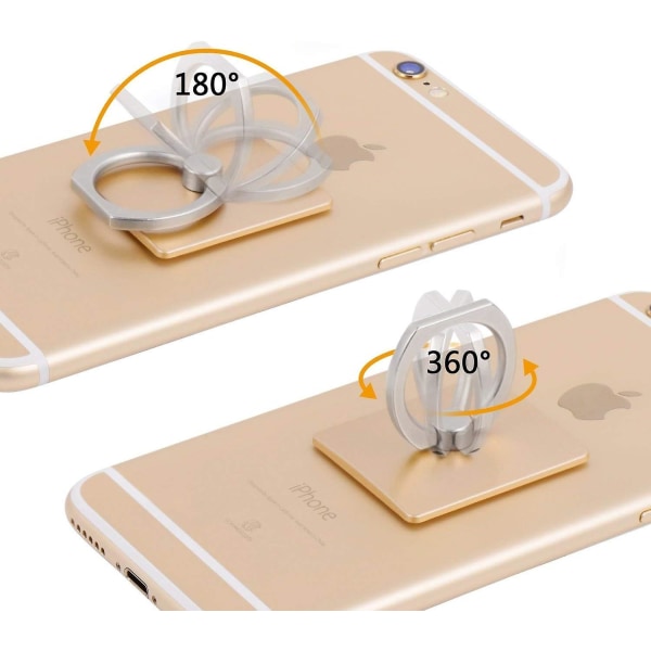 Mobiltelefon-ringholder, 360° rotation, til iPhone XS