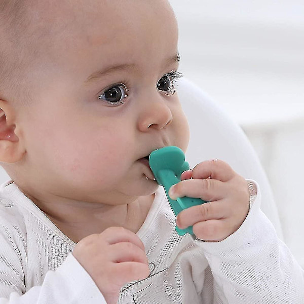 Babys første bestikksett - Fremskynder selvmating, oppfordrer babyer til å spise alene, skjeene og gafflene med kort håndtak er designet for små hender. Bb er enkle å gripe og bruke.