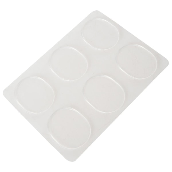 6 stk/sett Snare Drum Mute Pad Drum Demper Gel Pads Snare Drum Lyddemper Mute Transparent Percussion In