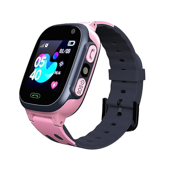 Kids Smart Watch Phone 4g Camera Touch Multifunction Gps Tracker Sos Phone Watch (rosa)