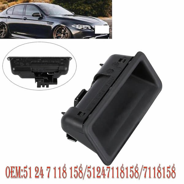 51247118158 Bakluke-låsløsningsknapp Bagasjeromslukehåndtak Bryter For- E60 E90 E91 E92 E92