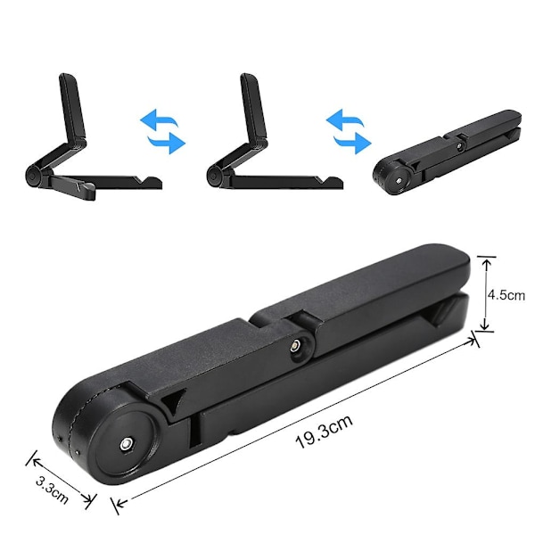 Foldbar Universal Tablet Stativholder Justerbar Desktop Montering Stativ Tripod