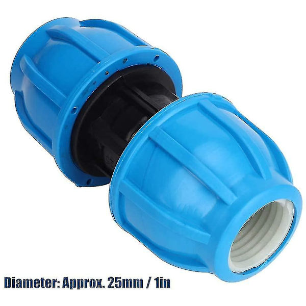 4 stk PE Plast 25mm til 25mm Lige Vandrørsforbindelse PPR PE PVC Rør