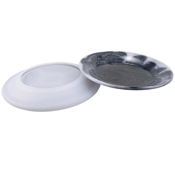 Håndlaget rund flat plateform i silikon for epoxyharpiks