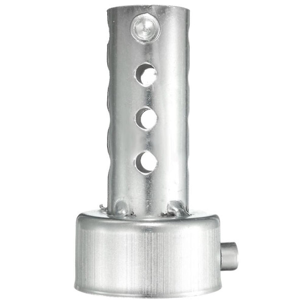 2x Silverfärgade Motorcykel Avgassystem Insats Dämpare DB Killer Ljuddämpare 42mm X 80mm & 45mm