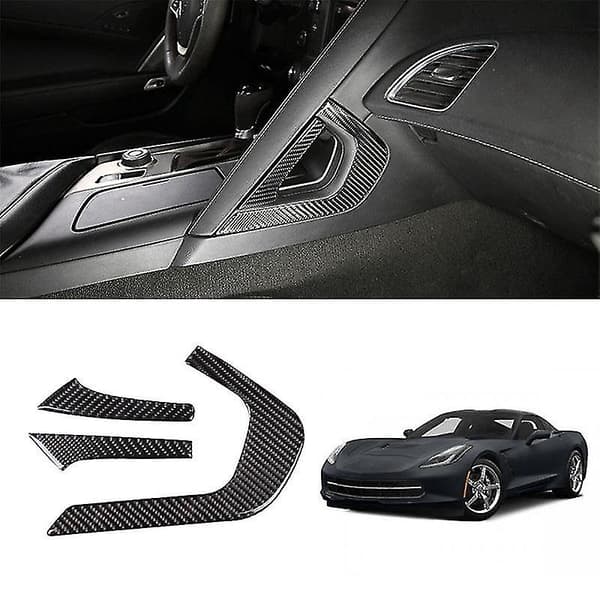 Co-pilot Sentral Kontrollpanel Trim For Chevrolet Corvette C7 14-19 B