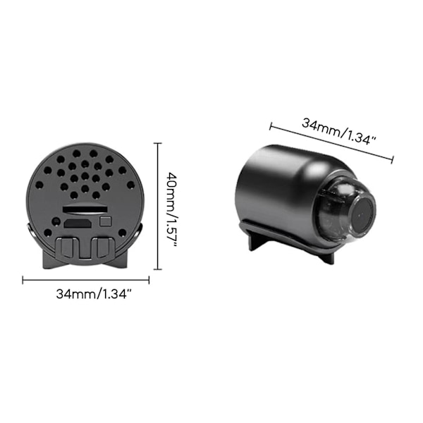 Mini Hem Ip-kamera Wifi Trådlös Kamera 1080p-inomhus Utomhus Säkerhetskamera