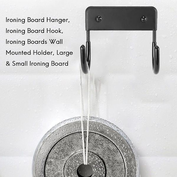 Strykebrett Henger, Strykebrett Krok, Strykebrett Veggmontert Holder, Stor & Liten Stryking