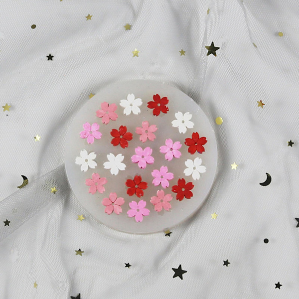 Krystal Epoxy Resin Diy Mini Blomsterform Dekoration Resin Silikoneform