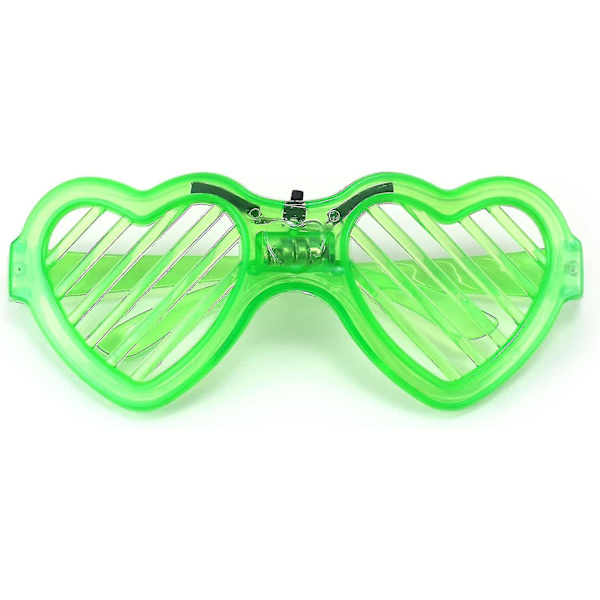 Ubiuo 2-pack LED-glasögon med Happy New Year-motiv, lysande julgransglasögon för fest B2855-f2