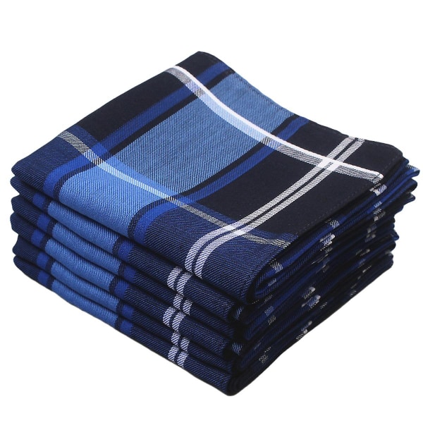 Pure Cotton Bløde Lommetørklæder til mænd i assorteret farve Pakke med 12