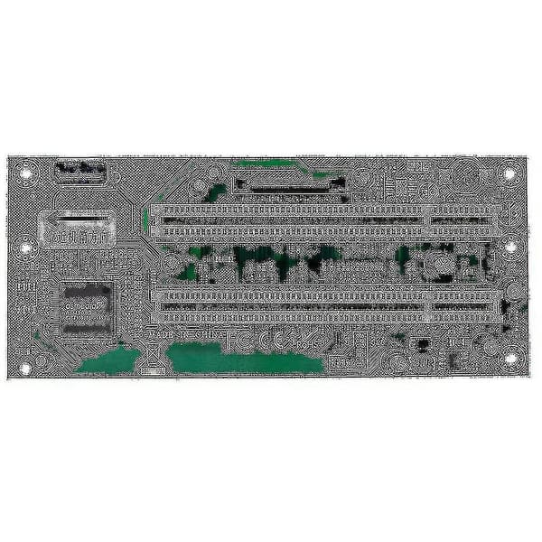 PCI til PCI Adapterkort PCIe X1 til Ruter Tow 2 PCI Slot Riser Kort 2.5gbps Støtter Windows Linux
