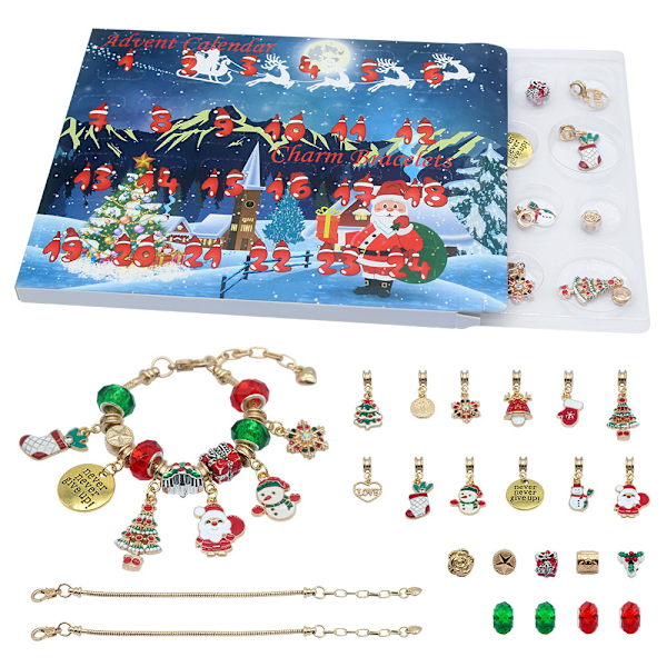 Douyin Suosittu Uusi Joulu Lasten Lahja DIY Set Sokea Laatikko Tyttö Rannekoru Helmi Joululahja blind box model