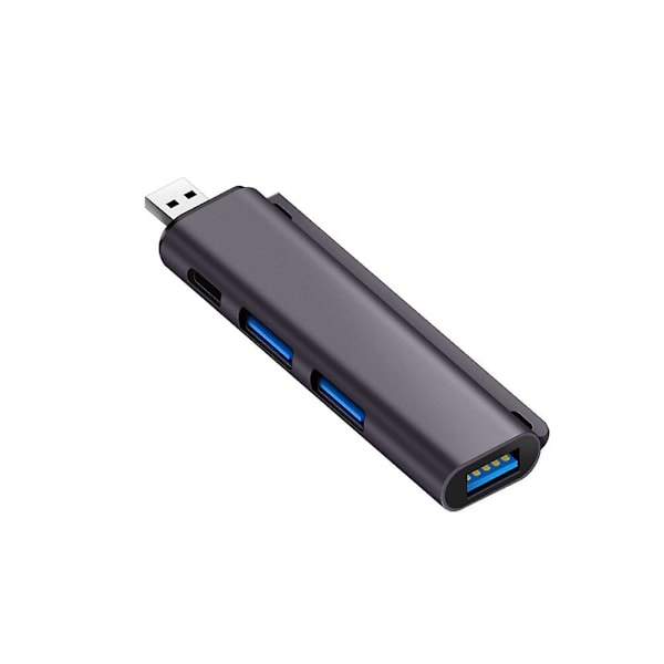 Ryra Usb 2.0 Hub 4 i 1 High Speed Udvidelses Dock Type C Splitter Multifunktionel