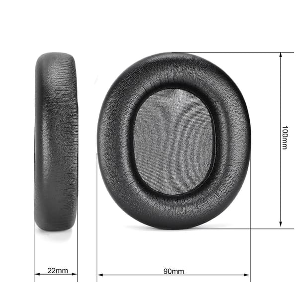 Læderpude Svampe Øretelefoner Forkingston Til Hyperx Flight /mix Headset Earmuf