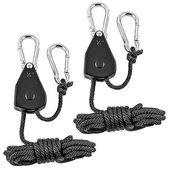 1/8 tum Heavy Duty Justerbar Växlampa Ratchet Rep Hängare För Växlampa Armaturer Trädgårdsarbete Lös-bevis Design